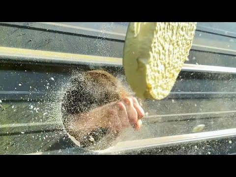 Punching A Perfect Hole In My Shop For My Newest Employee