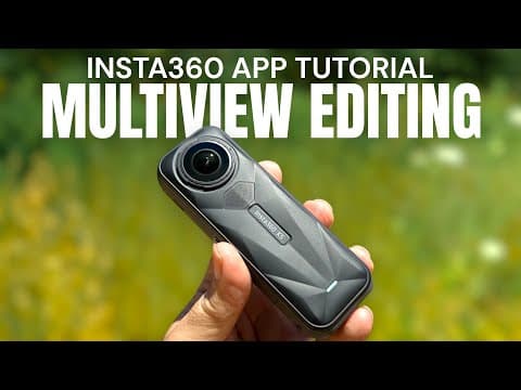 Insta360 App Tutorial: How To Edit Multiview And Split Screen Videos