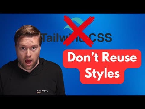 You're Using Tailwind Css The Wrong Way! A Look At Reuse.
