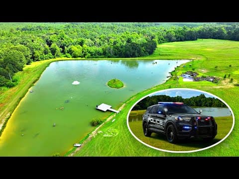 Trespasser Caught At The 5 Acre Pond! (cops Called)