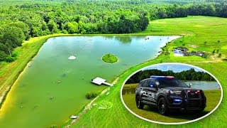 Trespasser Caught At The 5 Acre Pond! (cops Called)