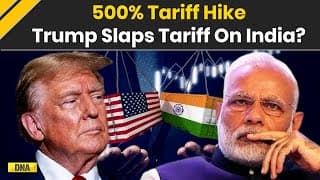 US India News: 500% Tariff Hike Incoming? Trump Greenlights Bill Targeting India China | World News
