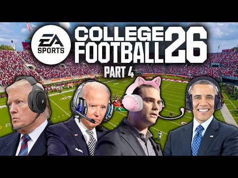 Us Presidents Play College Football 26 (part 4)