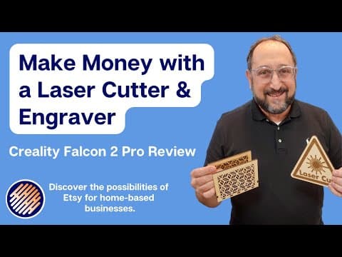 Create Your Dream Business With The Creality Falcon 2 Pro!