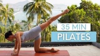 35 Min Pilates Workout || Intermediate Mat Pilates (no Equipment)