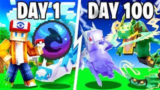 I Spent 100 Days As A Legendary Dragon Trainer In Pokémon Minecraft Vs My Rival! (duos Cobblemon)