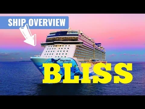 Ncl Bliss | Ship Overview & Review 4k | Norwegian Cruise Line