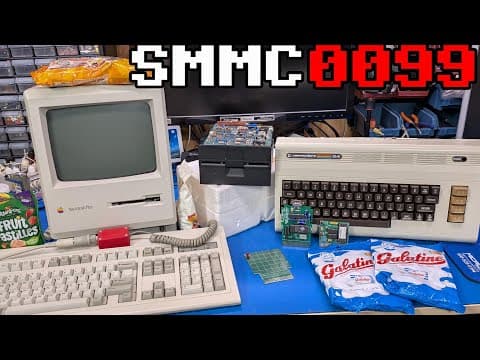 0099 Pc Keyboard On A Mac Plus, The Ultimate C64 Ram Test And A Nos 5.25" Drive