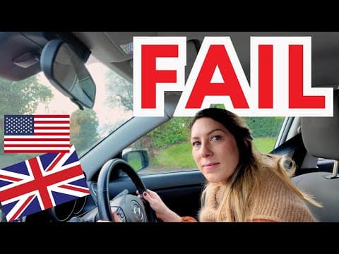American Fails Uk Driving Test - Now Waiting 6 More Months?!!