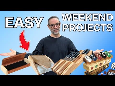 10 Easy Woodworking Projects (compilation)