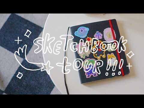 Sketchbook Tour!! ⋆ ˚｡⋆୨୧˚ July 2023 ~ July 2025