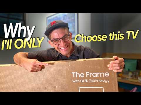 Only Tv I'd Put In My Home 📺 Samsung Frame 4k Tv | Unboxing, Setup, And Wall Mount Installation