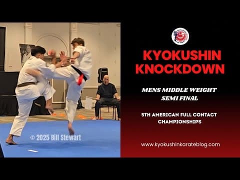 Middleweight Semi-final | Claudio Rodriguez Vs Sebastian Bonislawski | 5th Afcc Kyokushin Knockdown