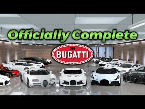 I Finally Completed My Bugatti Collection In Grand Rp!!