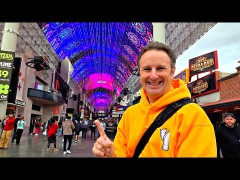 Fremont Street Downtown Las Vegas In The Daytime