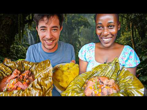 I Tried Ugandan Food For The 1st Time!! 🇺🇬 (intense Gorilla Trek!!)