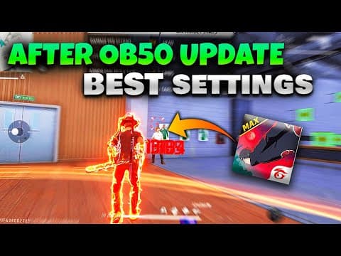Free Fire Ob50 Update Best Settings Sensitivity | Get 97% Headshot Rate 🔥