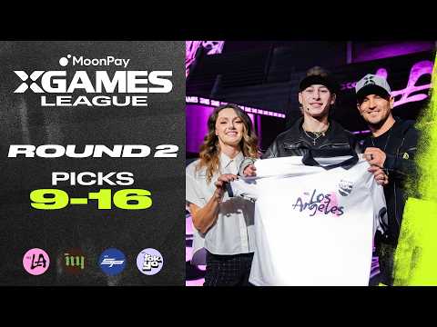 Round 2: Picks 9-16 | Moonpay X Games League Draft 2026