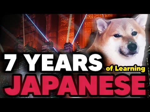 I Learned Japanese For 7 Years Straight