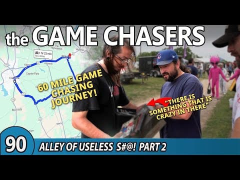 The Game Chasers Ep 90  -  Miles Of Garage Sales And Flea Markets!