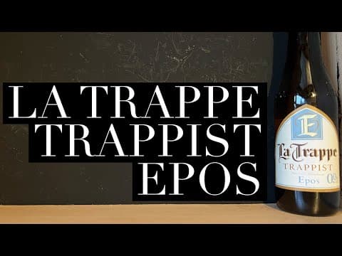 La Trappe Epos Review , La Trappe Trappist Review , Dutch Alcohol Free Beer Review