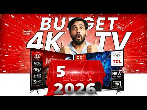 Best 5 Budget 4k Miniled & Qled Tvs In 2026! 🤩📺
