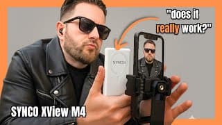 Game-changer For Mobile Creators! Synco Xview M4 Selfie Monitor Review