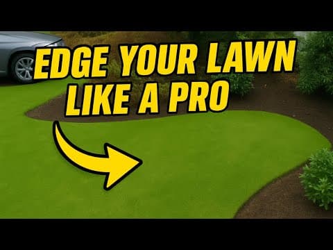 How To Restore Your Lost Lawn Edge.