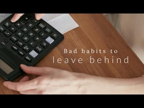 Bad Habits To Drop For A Better Life