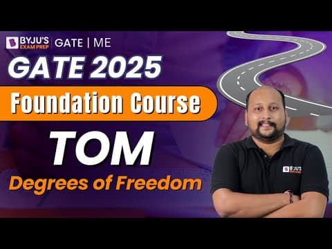 Gate 2025 | Mechanical Engineering | Tom | Degrees Of Freedom | Byju's Gate