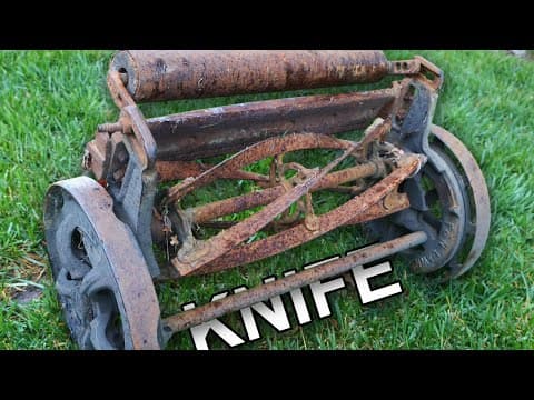 Making A Knife From A Scrap Lawn Mower