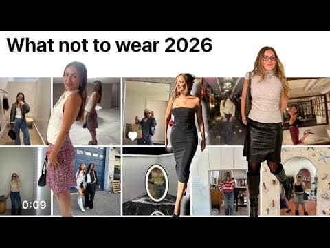 What Not To Wear... In 2026
