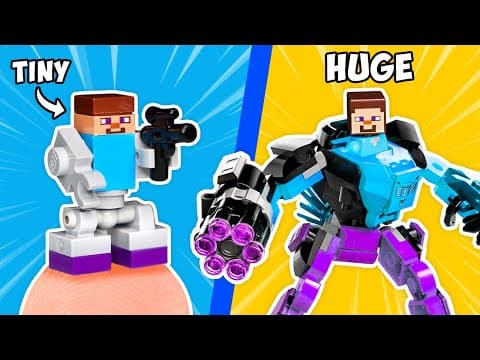 I Built 10 Custom Lego Mechs...