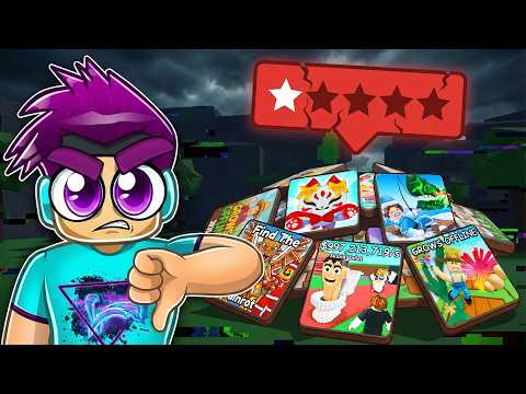 Testing The Most Disliked Games On Roblox!