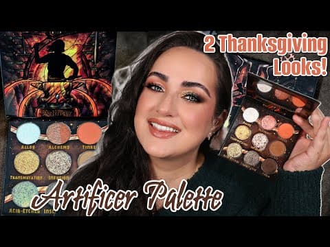 1. These Eye Looks Are Thanksgiving Perfection! 🍂 | Fantasy Cosmetica Artificer Palette!