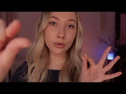 Asmr Plucking & Blowing Away Negative Energy For Stress Relief 🌙✨