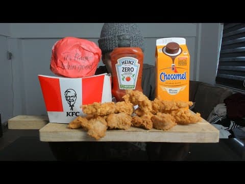 Asmr Eating Kfc { Kentucky Fried Chicken } *eating Sounds*