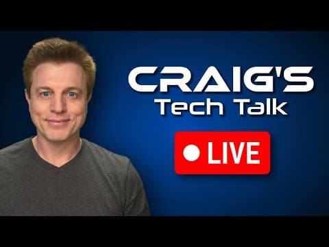 First Livestream Of 2026, Tech News And Q&a!