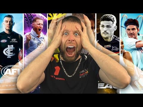 International Sports Challenge 2! Cricket, Afl, Tour De France, F1, Rugby And Tennis