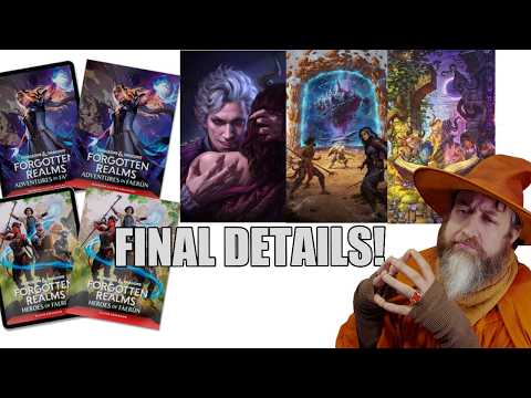 The Final Details On The Forgotten Realms D&d 5e Books! | Nerd Immersion