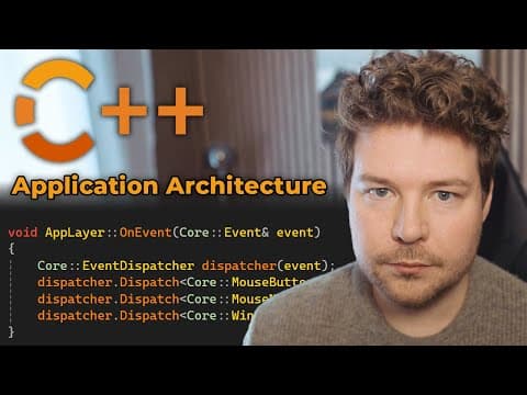 Events - C++ Application Architecture