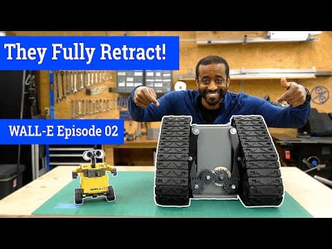Making The Tracks Disappear. Building A Real Wall-e; Episode 02