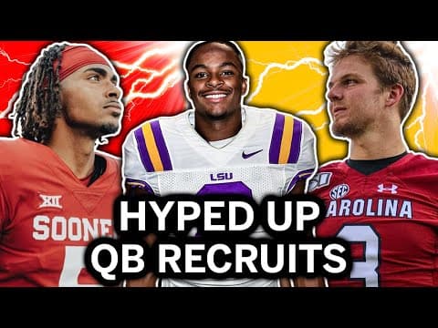 Hyped Up Qb Recruits You Totally Forgot About...