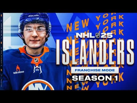 Nhl 25: New York Islanders Franchise Mode - Season 1