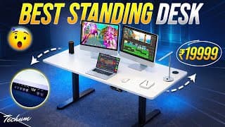 Best Budget Height Adjustable Desk In India?🤔sleep Company Height Adjustable Desk Review