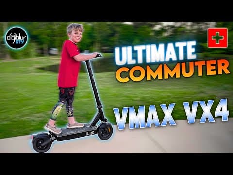 Vmax Vx4 Scooter: Ultimate Commuter! 100+ Miles Review