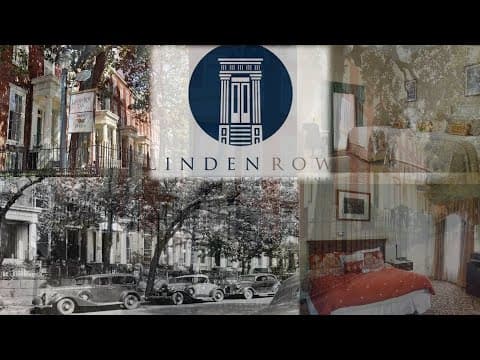 Linden Row Inn. Established In 1847. Historic Site Area Where Edgar Allen Poe Grew Up.