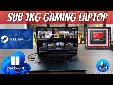 Steamos On A Thin Windows Laptop?! Chuwi Corebook Air Tested
