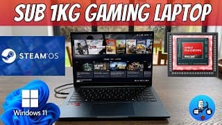 Steamos On A Thin Windows Laptop?! Chuwi Corebook Air Tested