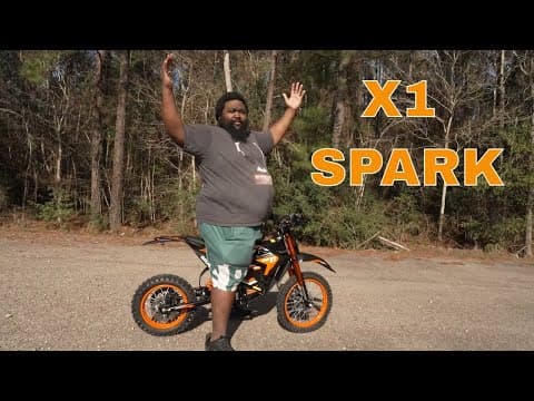 Qronge X1 Spark Electric Dirt Bike Unboxing & Riding Test